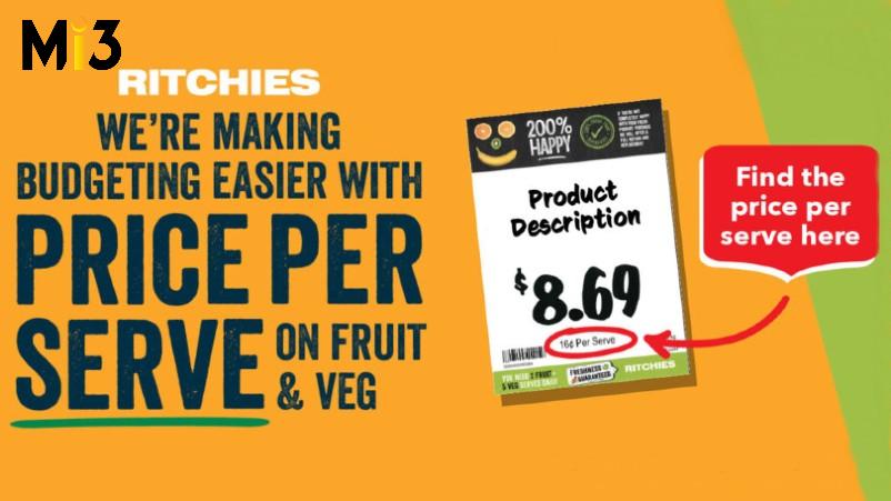 Tapping consumer psychology to drive both healthier customers and bottom line: Ritchies per nutritional serve pricing arrives in stores, sees 6% increase in veg sales
