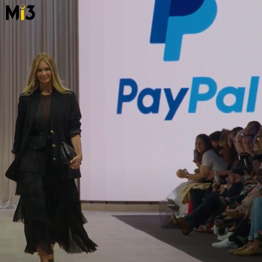 Elle Macpherson returns to the catwalk for Paypal runway at