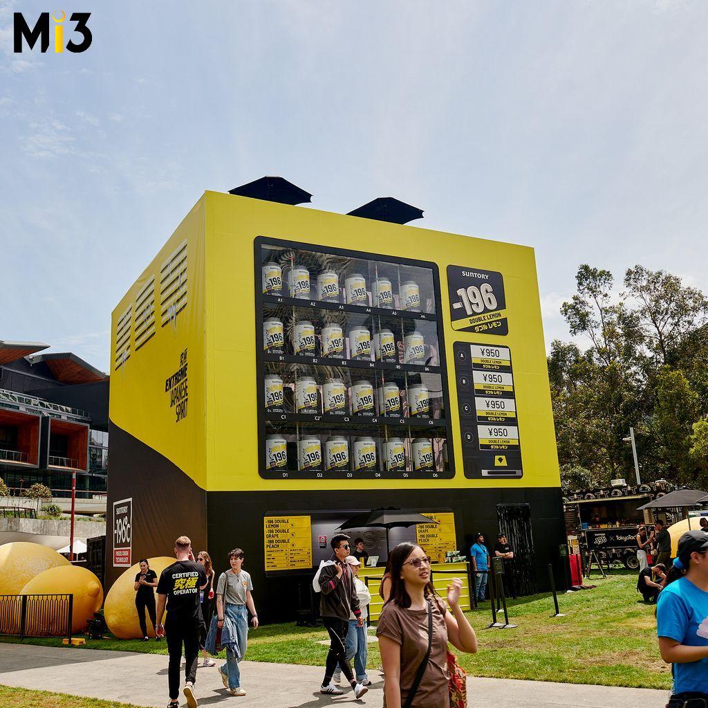 Suntory’s Minus 196 towers over SXSW Sydney with Extreme Vending Machine activation via Akcelo