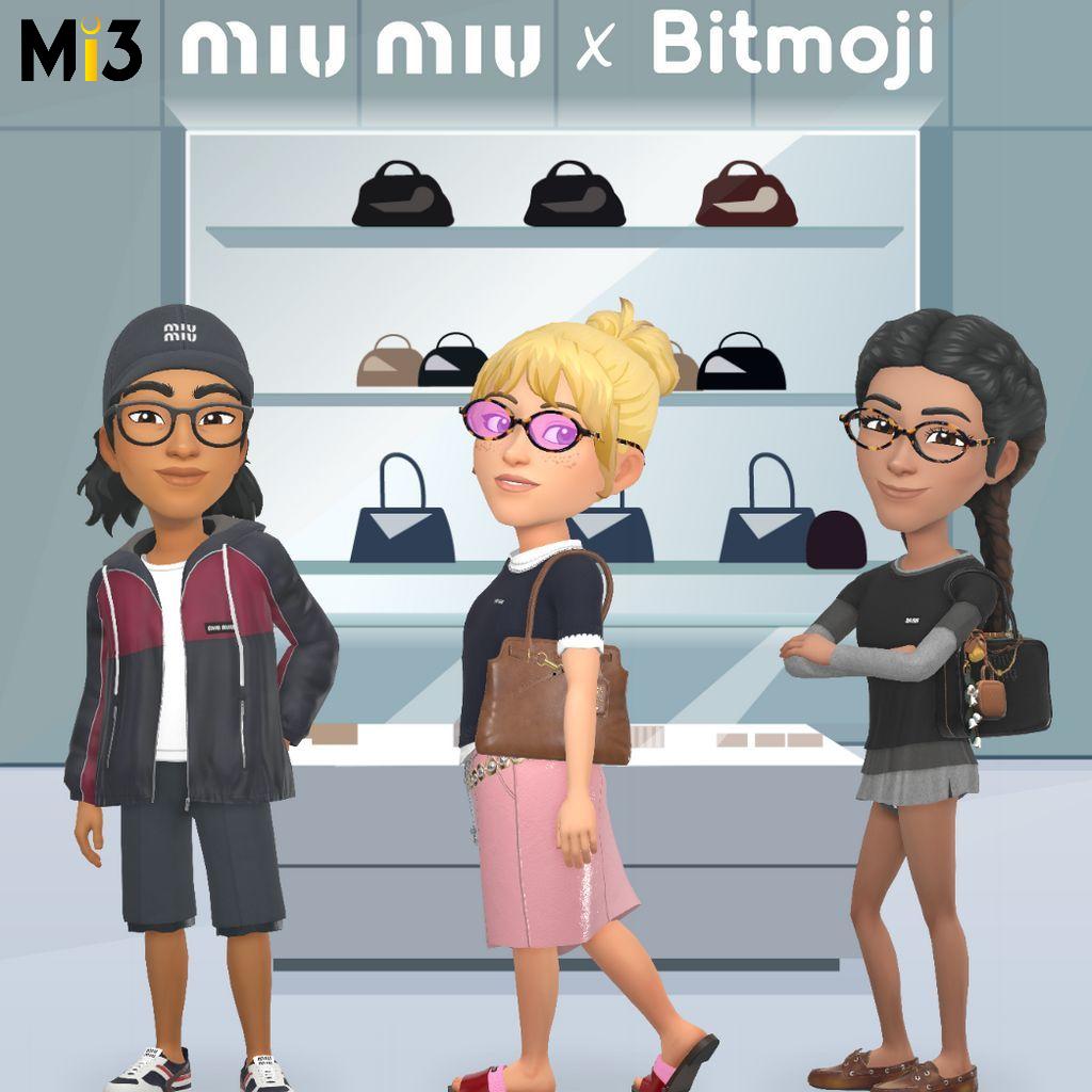 Snapchat, Miu Miu expand partnerships with new Bitmoji fashion collection