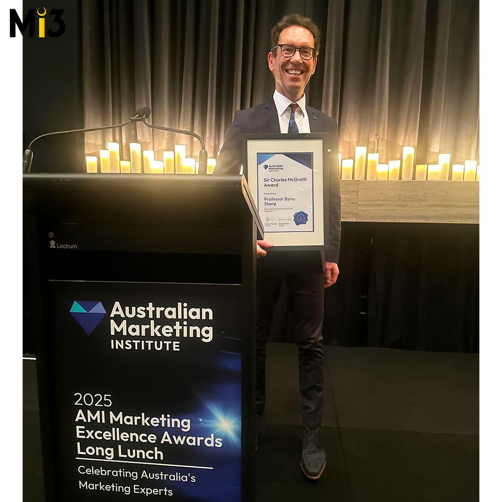 Pernod Ricard brand marketer takes out inaugural Lisa Ronson Award, Professor Byron Sharp honoured at Australian Marketing Institute Excellence Awards 2025