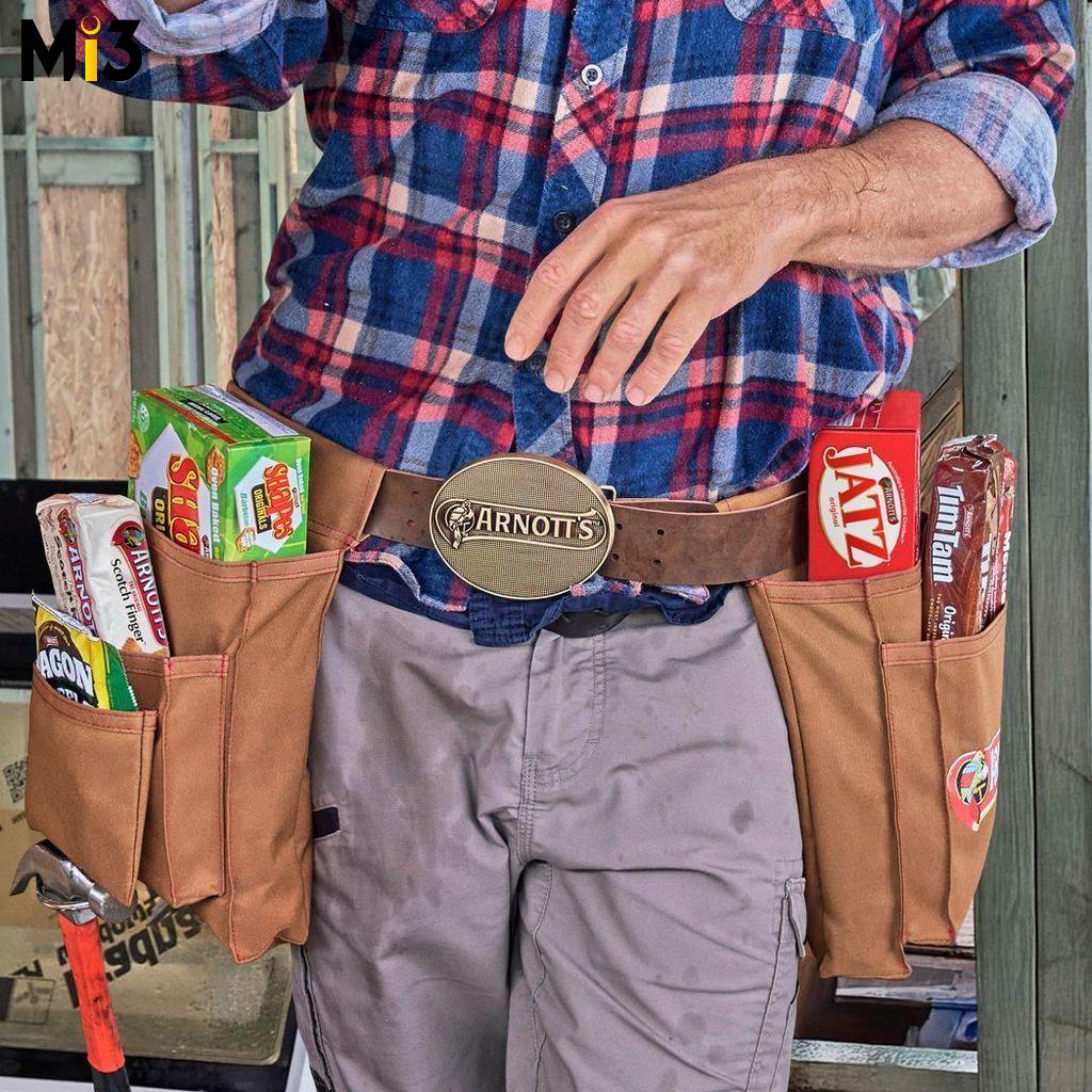 Arnott’s and The Block replace tools for snacks in the ‘Bikkie Belt’